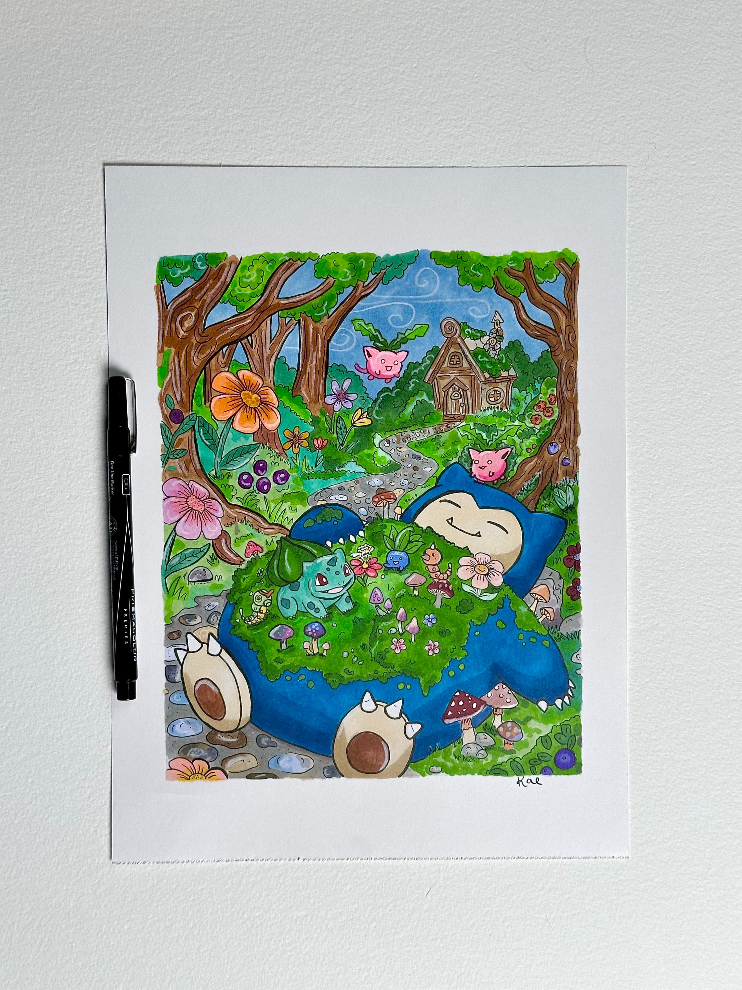 One With Nature Print