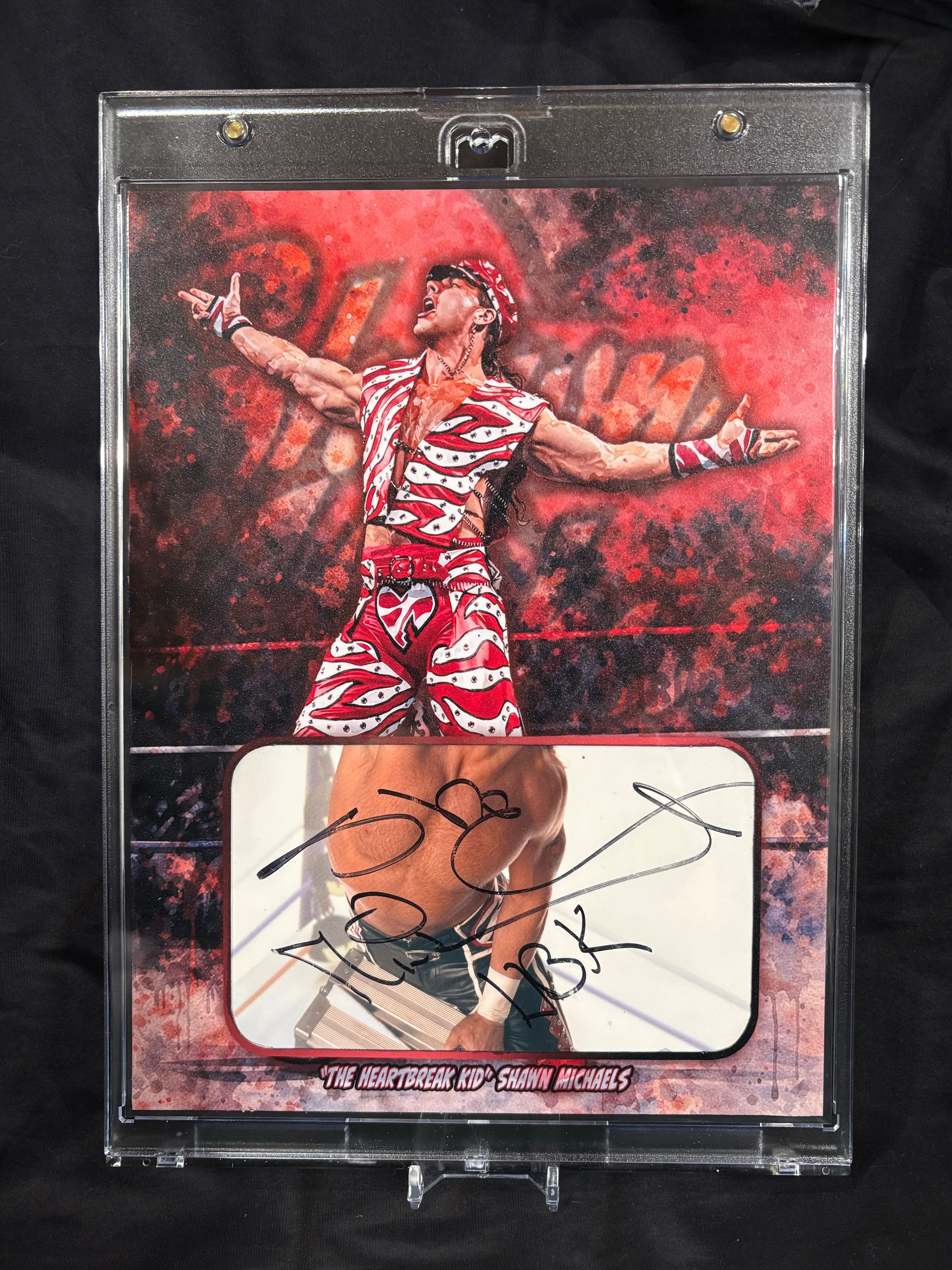 Shawn Michaels – “The Heartbreak Kid” – Ecto Selecto Cut Signature (1/1 Archival