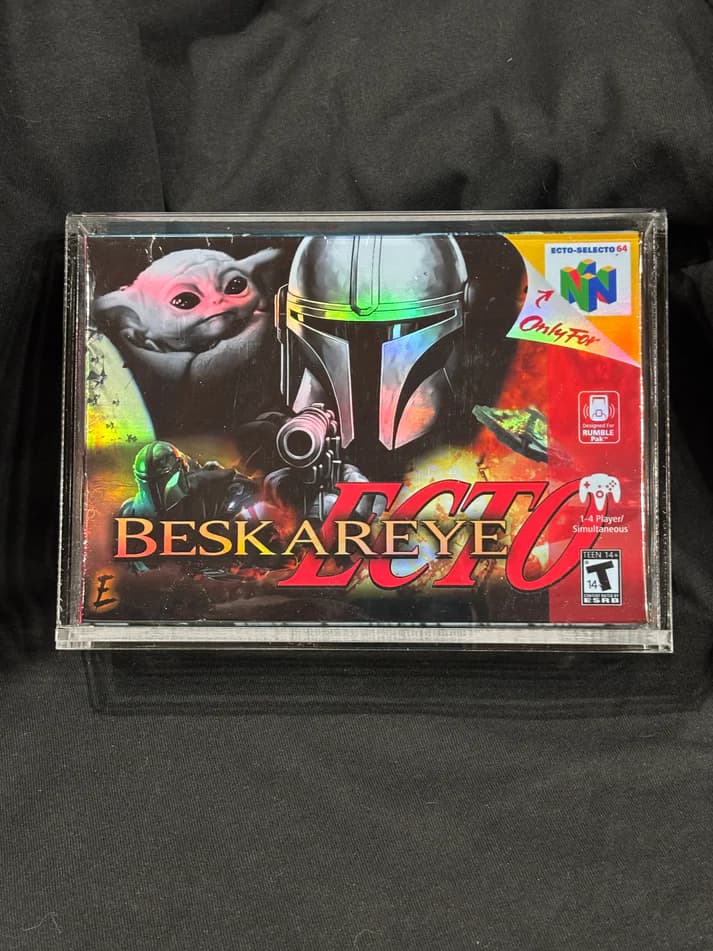 Beskareye N64 - (The Mandalorian x GoldenEye 007) – Custom Nintendo 64 Box