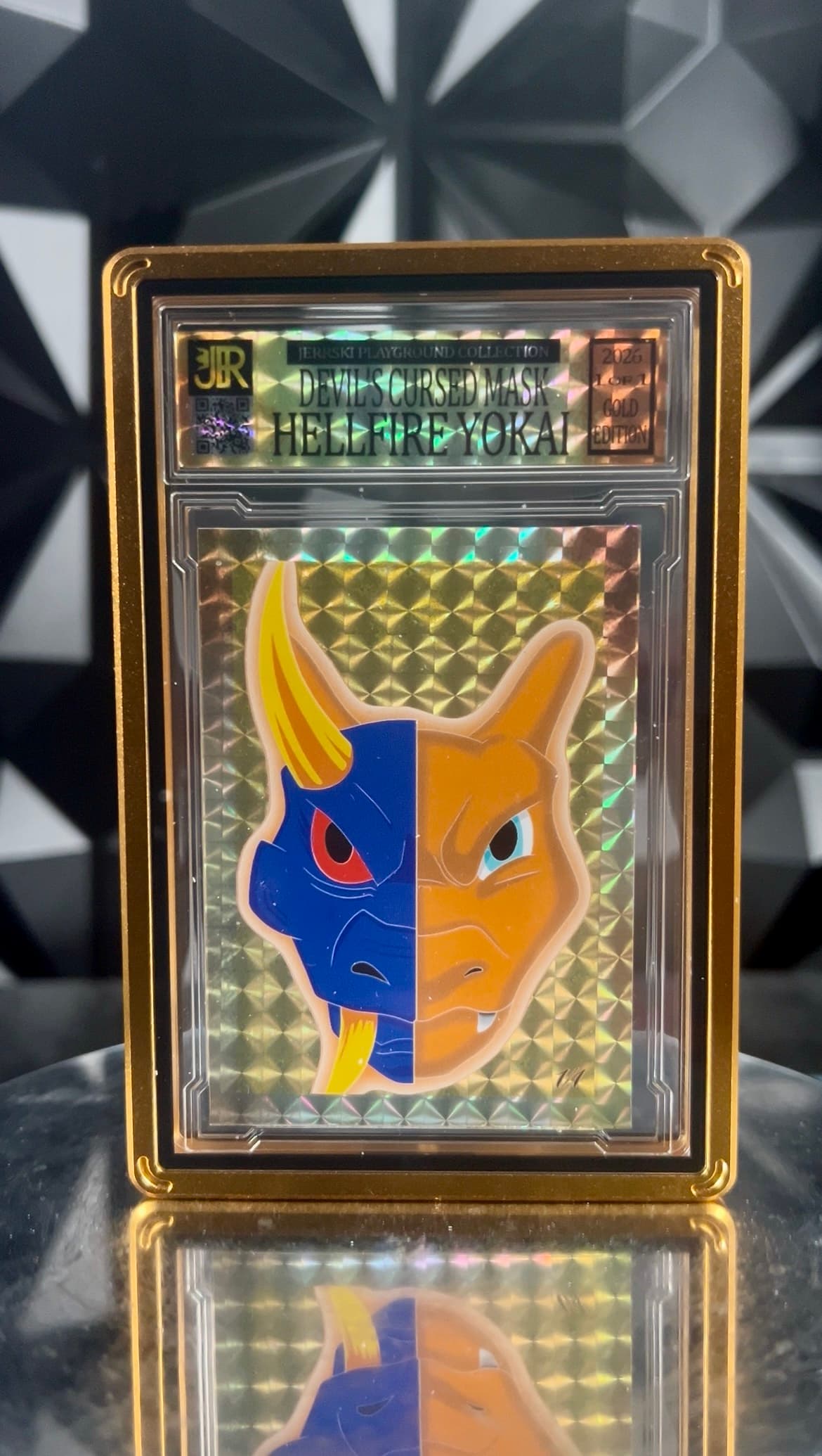 Devil's Cursed Mask Hellfire Yokai Mystery Slab