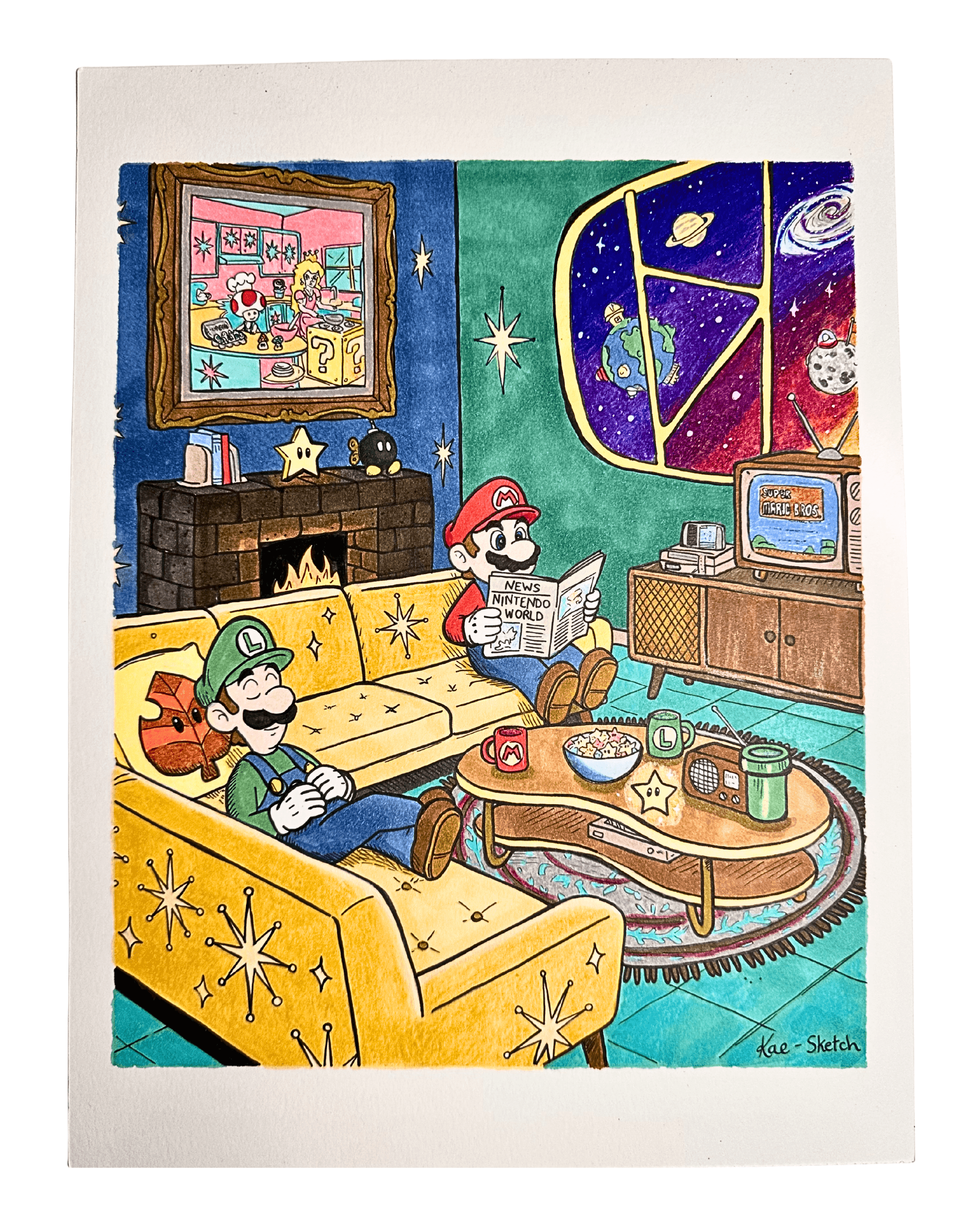 Plumbers Retreat Original Marker Illustration