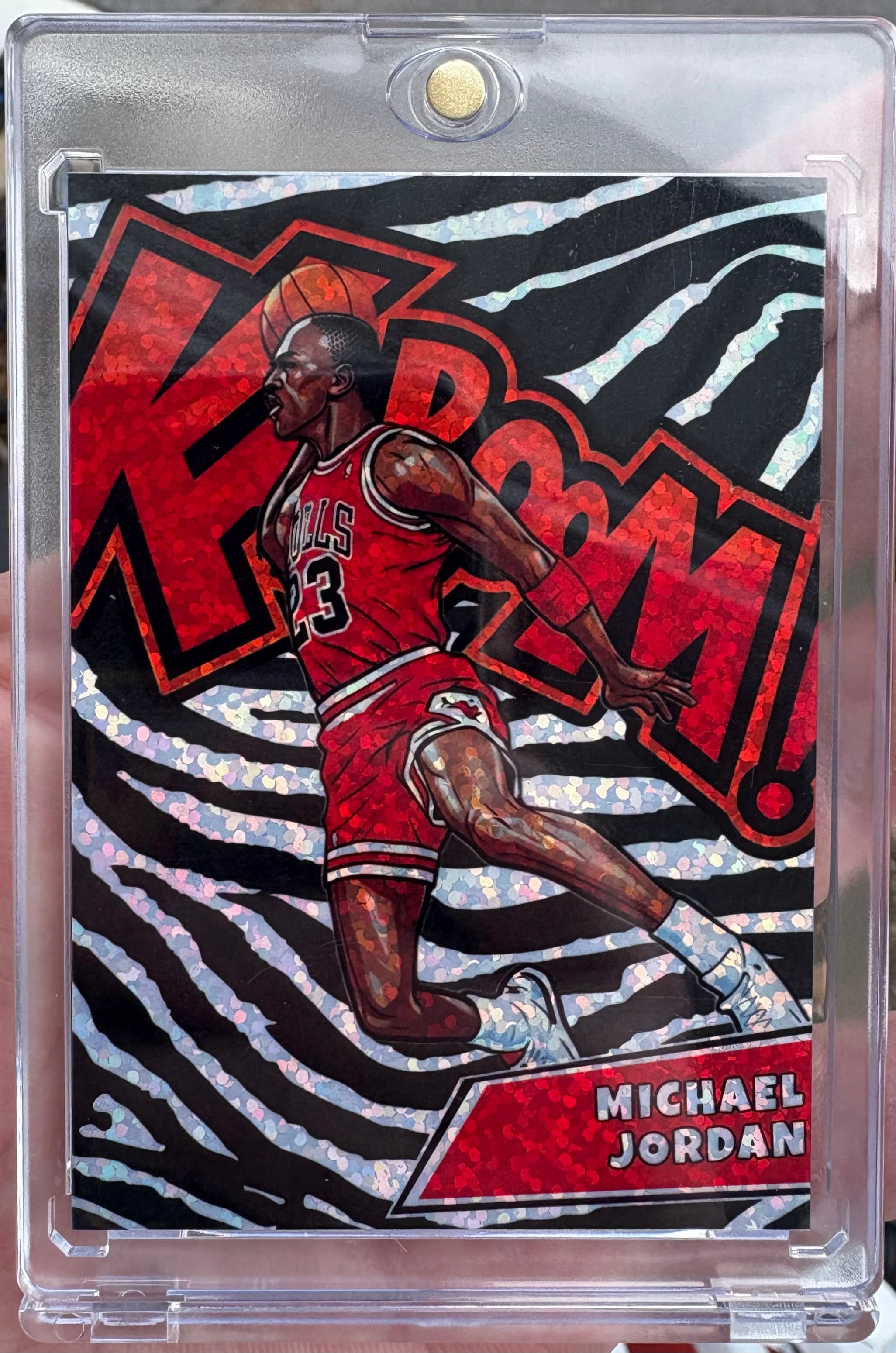 Michael Jordan Zebra striped KABOOM!