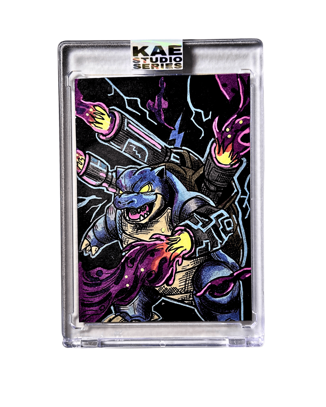 Velvet Blastoise One-of-One Marker Illustration by KAE