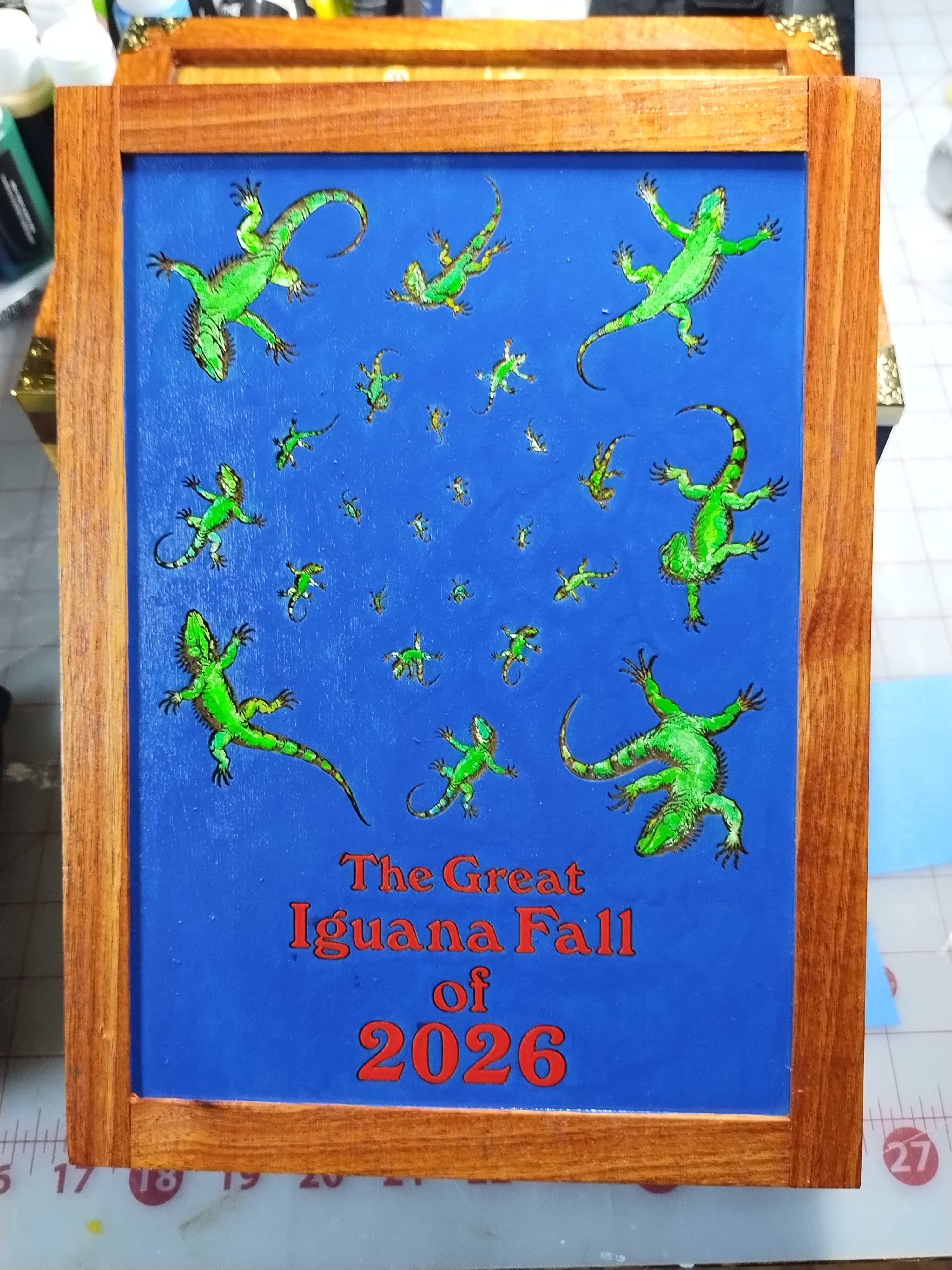 The Great Iguana Fall of 2026 Shelf Sitter