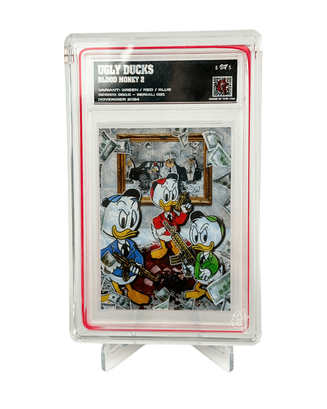 Glu3trap Ugly Ducks Blood Money 2 Brushed Platinum