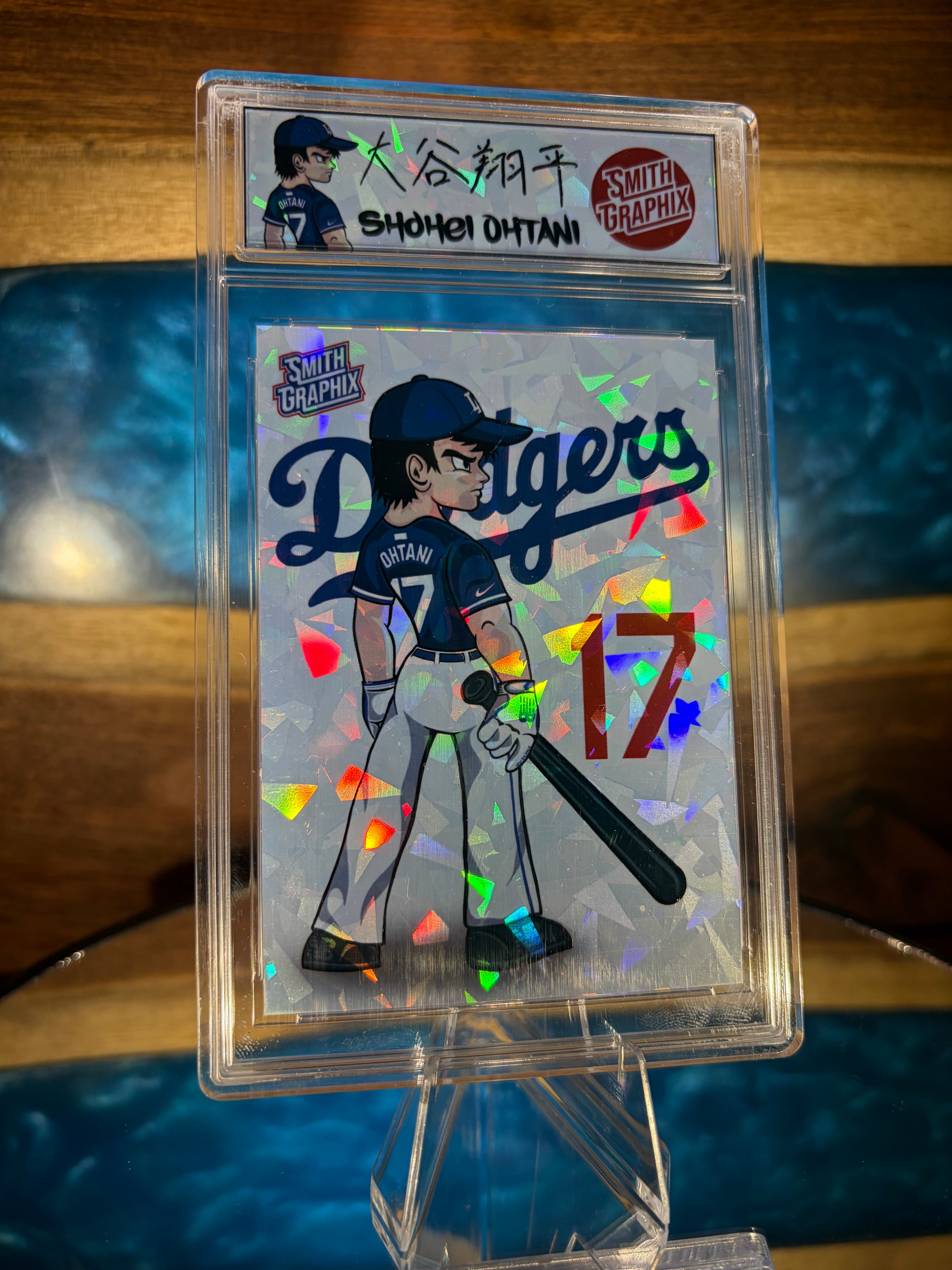1/1 Shohei Ohtani Dodger Jersey Cracked Ice