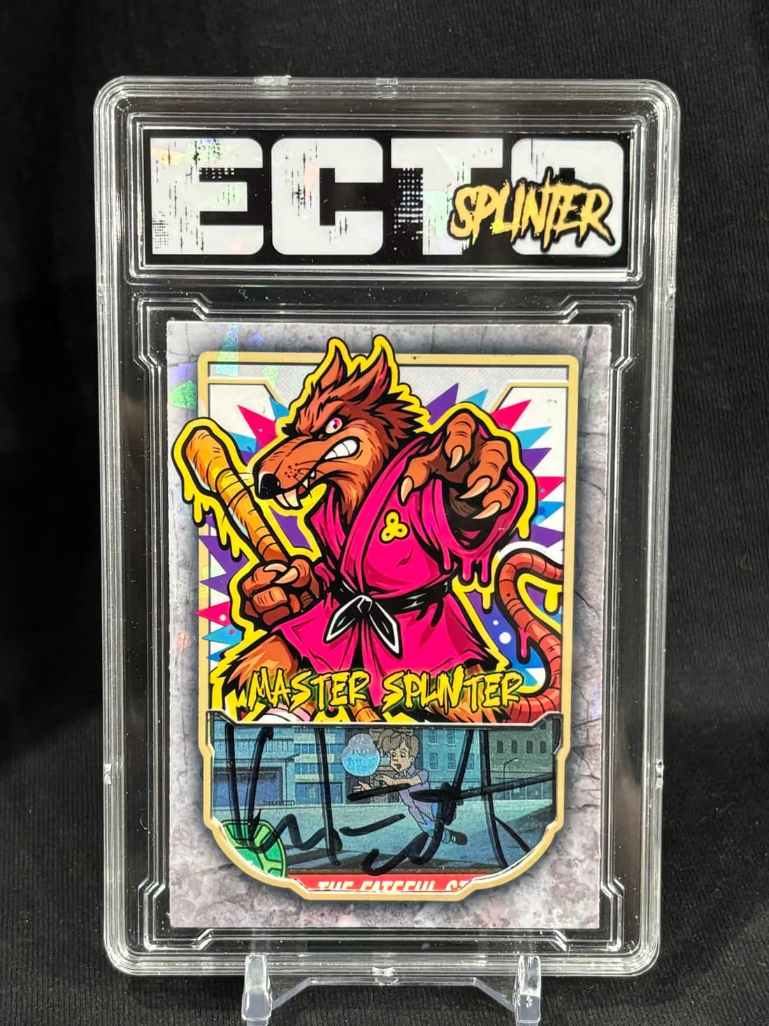 MASTER SPLINTER – “THE FATHER” – (ECTO SELECTO™ 1/1 CUT SIGNATURE ART CARD)