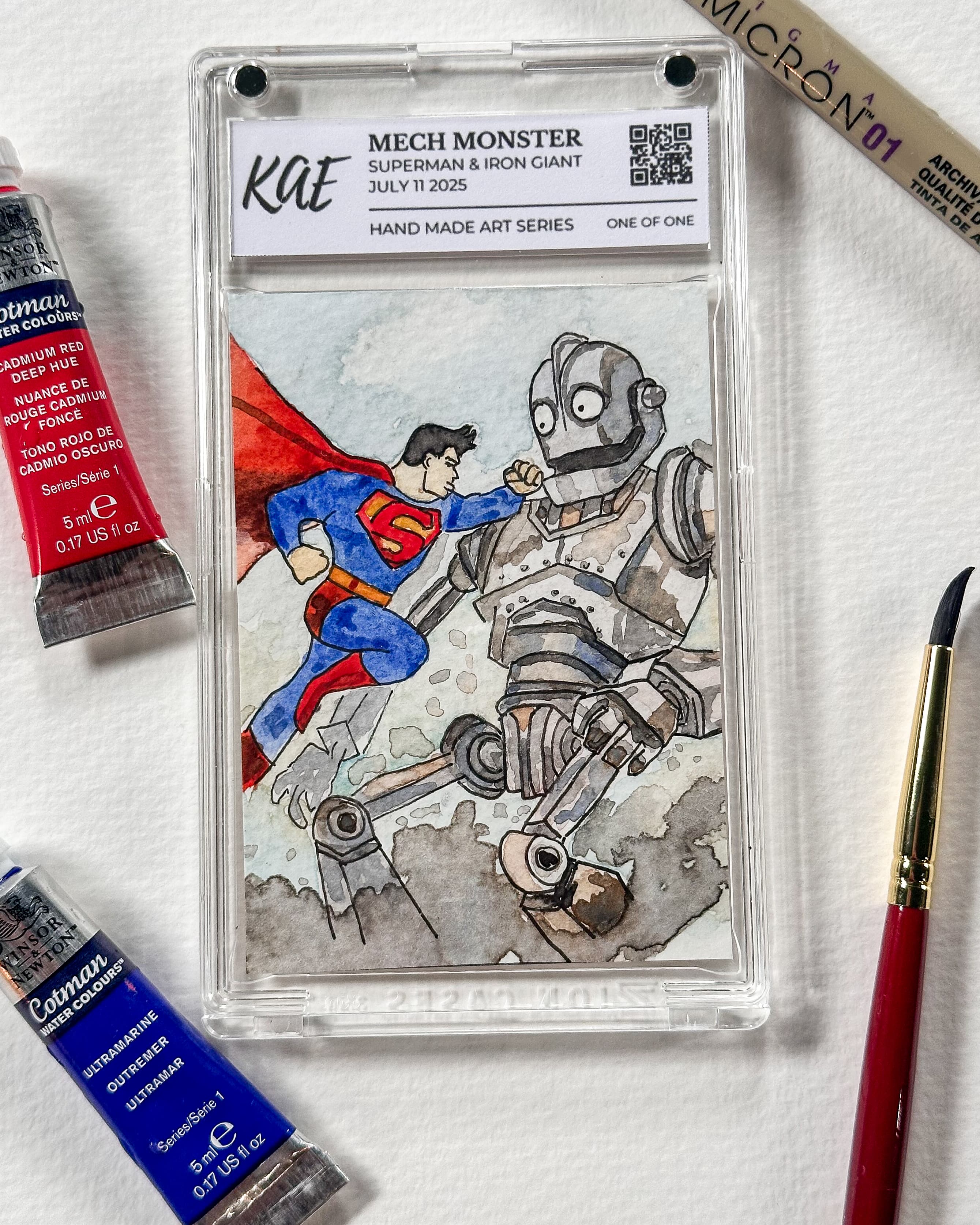 KAE Mech Monster Original Watercolor