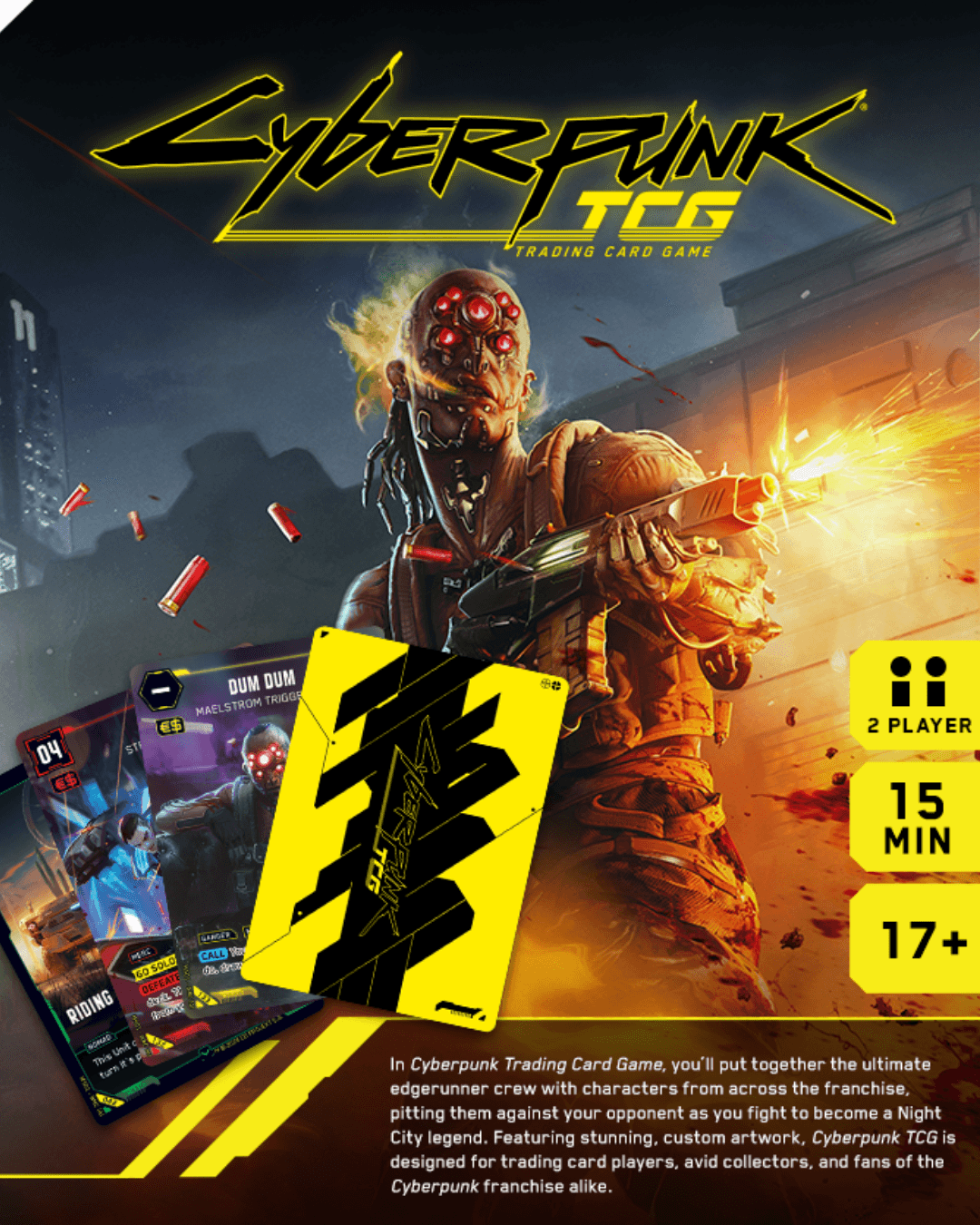 CYBERPUNK 2077 TCG RAISED $12 MILLION ON KICKSTARTER. NEW RECORD FOR CARD GAMES.
