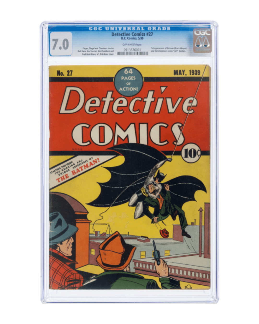 DETECTIVE COMICS #27 SELLS FOR $2.3 MILLION AT HERITAGE. GOLDEN AGE COMICS KEEP CLIMBING.
