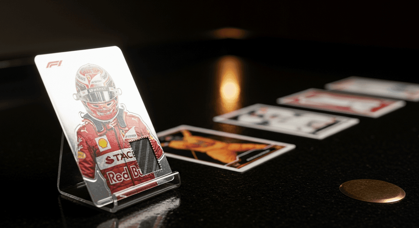 AN F1 CARD JUST TOPPED A GOLDIN AUCTION OVER KOBE, WEMBANYAMA, AND OHTANI. THREE YEARS AGO, UNTHINKABLE.