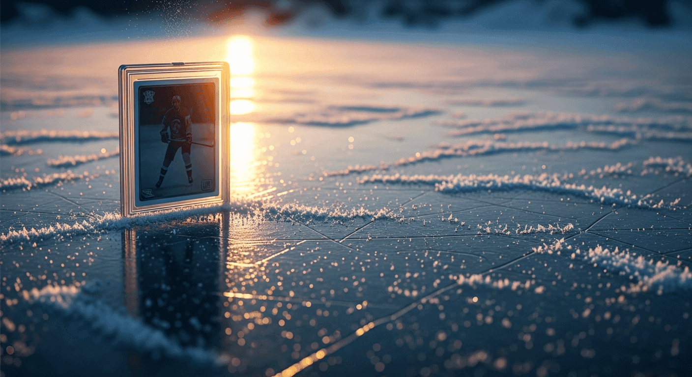 HOCKEY CARDS ARE FLYING. GRETZKY JUMPED $9K IN A WEEK. SCHAEFER ROOKIES ALREADY HIT $9K.