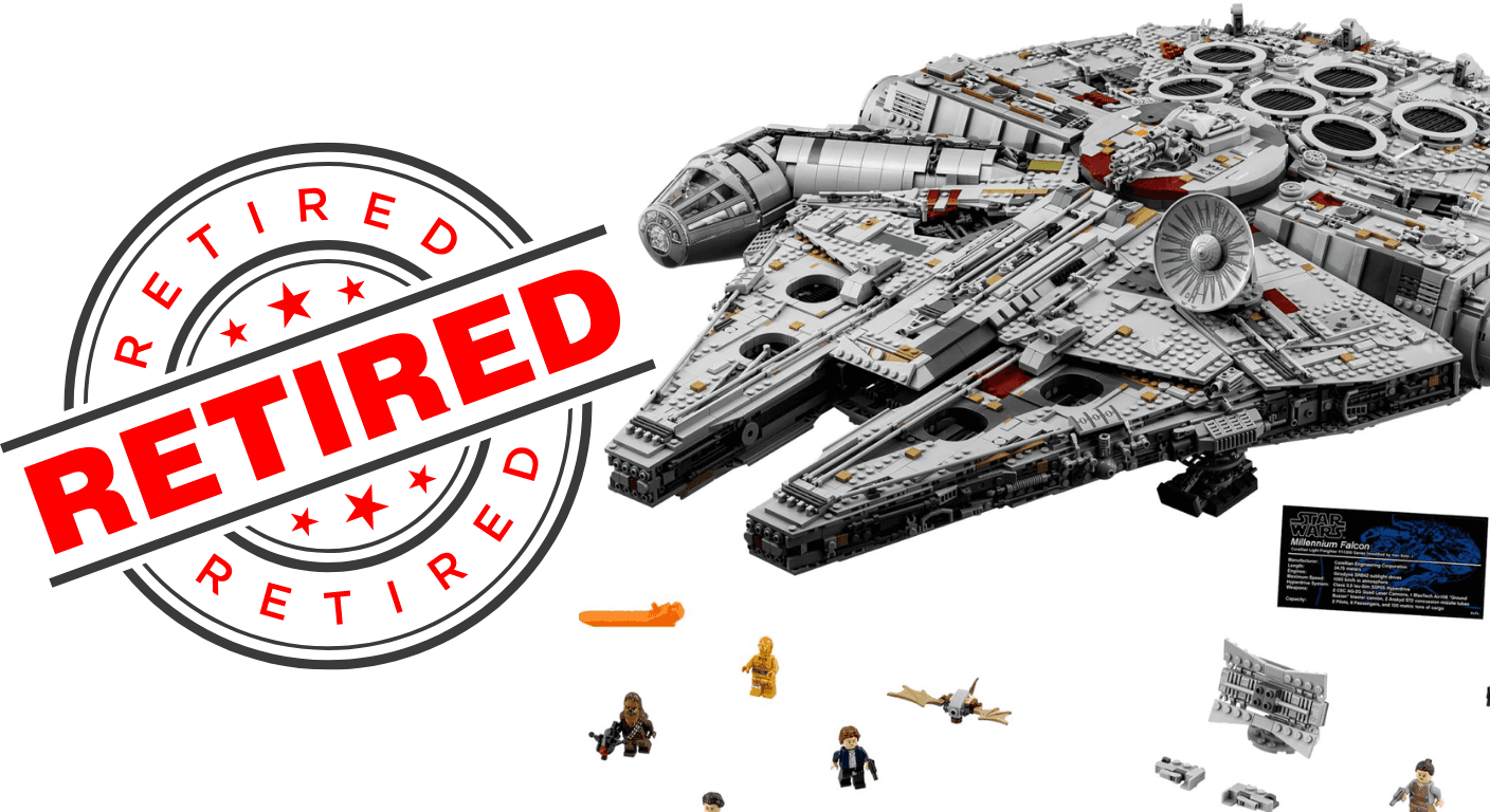 THE UCS MILLENNIUM FALCON IS RETIRING. HERE'S THE LEGO SECONDARY-MARKET PLAYBOOK.