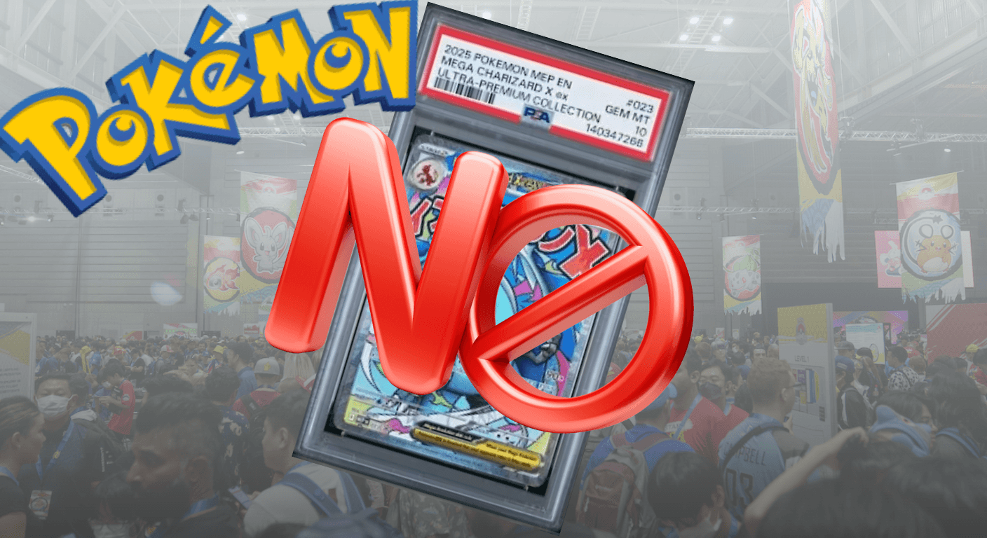 POKEMON IS QUIETLY PUSHING GRADED SLABS OFF ITS OWN EVENT FLOORS